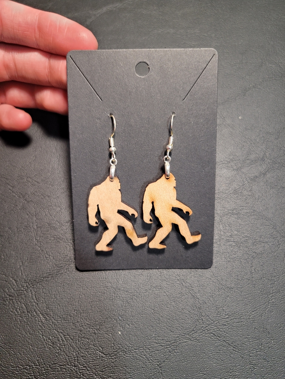 Handcrafted Bigfoot Earrings